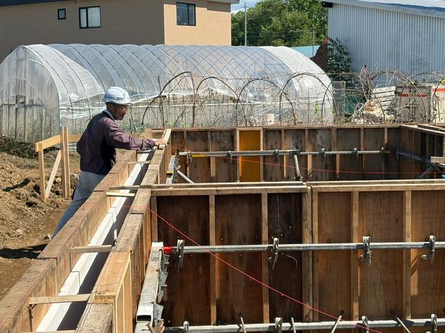 基礎型枠工事